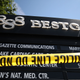 Police tape surrounds the entrance to 888 Bestgate Dr. where 5 people were shot and killed at the Capital Gazette headquarters, on June 29, 2018 in Annapolis, Maryland.